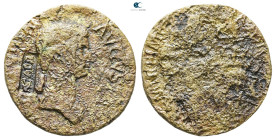 Antonia AD 41-45. Rome. Dupondius Æ