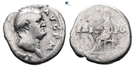 Vespasian AD 69-79. Rome. Denarius AR