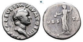 Vespasian AD 69-79. Rome. Denarius AR
