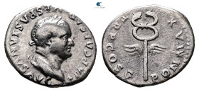 Vespasian AD 69-79. Rome. Denarius AR