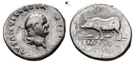 Vespasian AD 69-79. Rome. Denarius AR