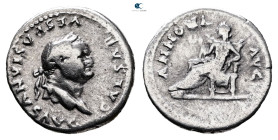 Vespasian AD 69-79. Rome. Denarius AR