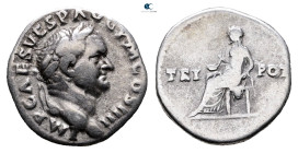 Vespasian AD 69-79. Rome. Denarius AR