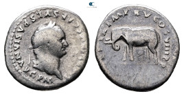 Titus AD 79-81. Rome. Denarius AR