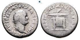 Titus AD 79-81. Rome. Denarius AR