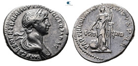 Trajan AD 98-117. Rome. Denarius AR
