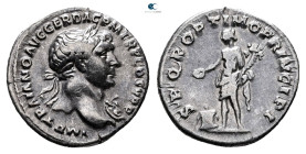 Trajan AD 98-117. Rome. Denarius AR