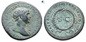 Trajan AD 98-117. Rome. Dupondius Æ