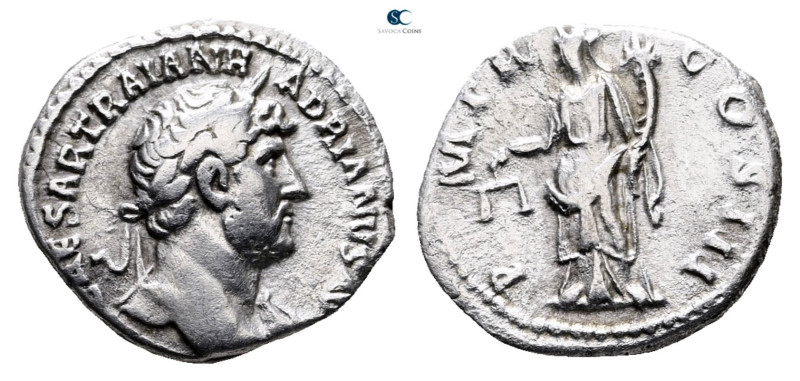 Hadrian AD 117-138. Rome
Denarius AR

18 mm, 2,81 g



Very Fine