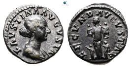 Faustina II AD 147-175. Rome. Denarius AR