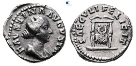 Faustina II AD 147-175. Rome. Denarius AR