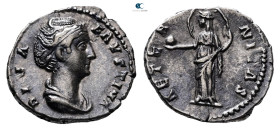 Faustina II AD 147-175. Rome. Denarius AR