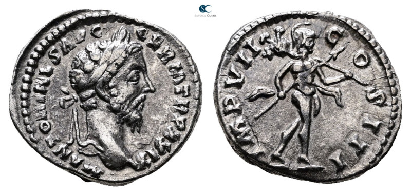 Marcus Aurelius AD 161-180. Rome
Denarius AR

19 mm, 3,42 g



Very Fine