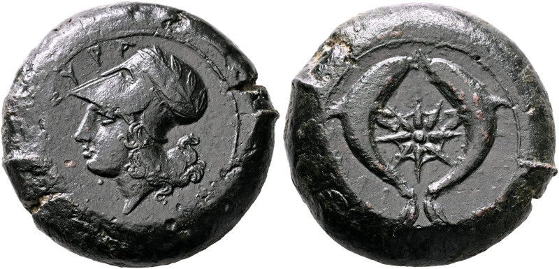 SICILY. Syracuse. Dionysios I, 405-367 BC. Drachm (Bronze, 31 mm, 31.91 g, 5 h),...