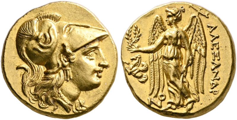 KINGS OF MACEDON. Alexander III ‘the Great’, 336-323 BC. Stater (Gold, 18 mm, 8....