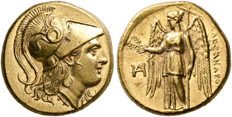 KINGS OF MACEDON. Alexander III ‘the Great’, 336-323 BC. Stater (Gold, 17 mm, 8....