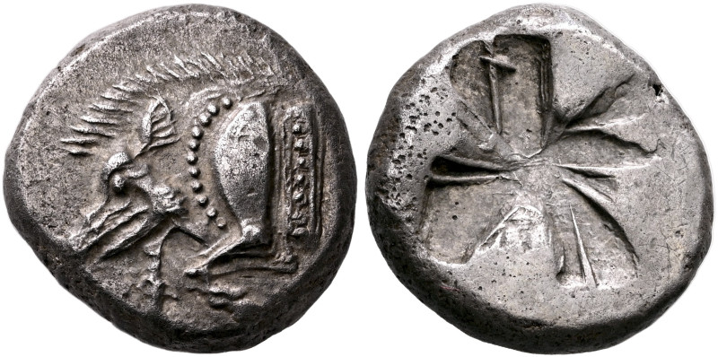 DYNASTS OF LYCIA. Uncertain dynast, circa 500-480 BC. Stater (Silver, 20 mm, 9.3...