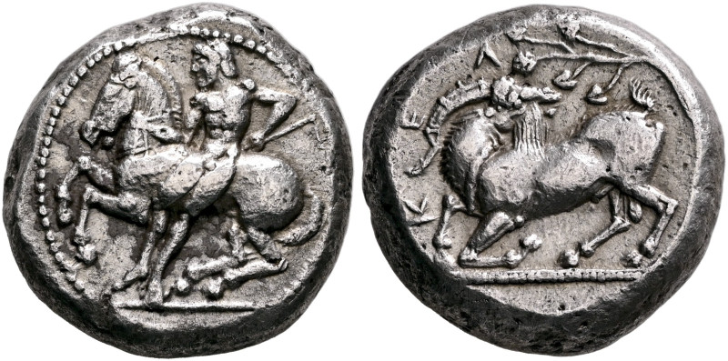 CILICIA. Kelenderis. Circa 430-420 BC. Stater (Silver, 20 mm, 10.83 g, 2 h). You...