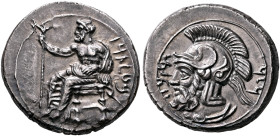 CILICIA. Tarsos. Pharnabazos, Persian military commander, 380-374/3 BC. Stater (Silver, 24 mm, 10.42 g, 10 h). &#67649;&#67663;&#67659;&#67669;&#67667...