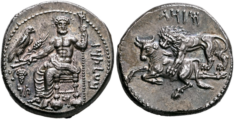 CILICIA. Tarsos. Mazaios, satrap of Cilicia, 361/0-334 BC. Stater (Silver, 22 mm...