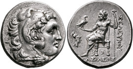 SELEUKID KINGS. Seleukos I Nikator, 312-281 BC. Tetradrachm (Silver, 28 mm, 16.54 g, 12 h), in the types of Alexander the Great. Pergamon, struck unde...