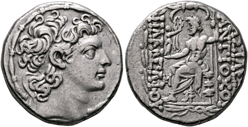 SELEUKID KINGS. Antiochos XIII Philadelphos (Asiatikos), second reign, 65/4 BC (...