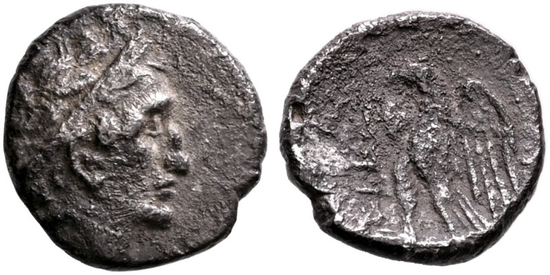 JUDAEA, Hellenistic Period. Ptolemaic issues, circa 261/0-242/1 BCE. Obol or Ma'...