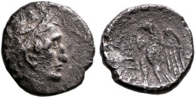 JUDAEA, Hellenistic Period. Ptolemaic issues, circa 261/0-242/1 BCE. Obol or Ma'ah (Silver, 10 mm, 0.79 g, 12 h), likely struck under Ptolemy II (245-...