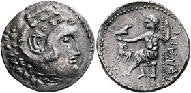 ARABIA, Eastern. Gulf Region. [.]SLHZBR, circa 180-140 BCE. Tetradrachm (Silver, 27 mm, 13.42 g, 12 h), imitating Alexander 'the Great' (336-323 BCE)....
