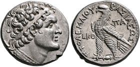 PTOLEMAIC KINGS OF EGYPT. Ptolemy VI Philometor, second reign, 163-145 BC. Tetradrachm (Silver, 26 mm, 14.31 g, 12 h), Paphos, RY 29 = 153/2. Diademed...