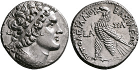 PTOLEMAIC KINGS OF EGYPT. Ptolemy VI Philometor, second reign, 163-145 BC. Tetradrachm (Silver, 26 mm, 14.20 g, 12 h), Paphos, RY 30 = 152/1. Diademed...