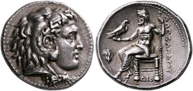 KINGS OF MACEDON. Alexander III ‘the Great’, 336-323 BC. Tetradrachm (Silver, 27 mm, 17.19 g, 11 h), Memphis, struck under Ptolemy I as satrap, circa ...