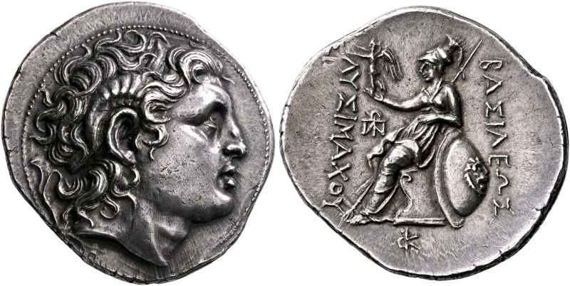 KINGS OF THRACE. Lysimachos, 305-281 BC. Tetradrachm (Silver, 33 mm, 17.15 g, 10...