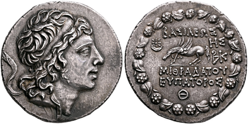 KINGS OF PONTOS. Mithradates VI Eupator, circa 120-63 BC. Tetradrachm (Silver, 3...
