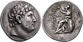 KINGS OF PERGAMON. Eumenes I, 263-241 BC. Tetradrachm (Silver, 31 mm, 17.18 g, 1 h), Pergamon, circa 255/0-241. Laureate head of Philetairos to right....