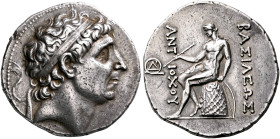 SELEUKID KINGS. Antiochos I Soter, 281-261 BC. Tetradrachm (Silver, 29 mm, 17.11 g, 4 h), Antiochia on the Orontes. Diademed head of Antiochos I to ri...