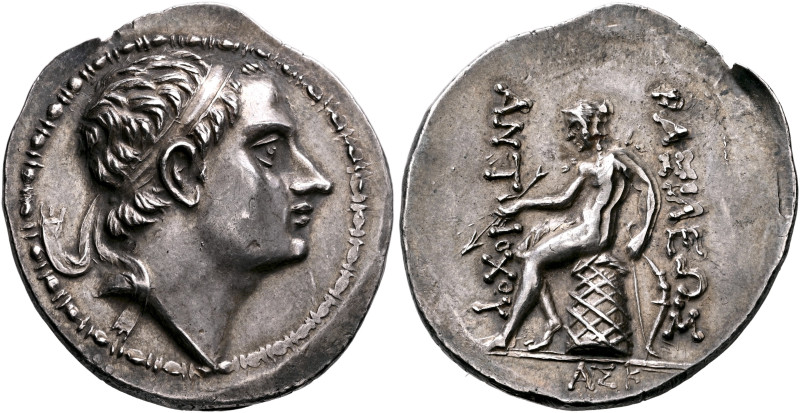 SELEUKID KINGS. Antiochos III ‘the Great’, 222-187 BC. Tetradrachm (Silver, 34 m...