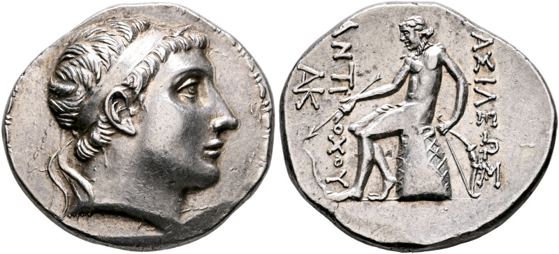 SELEUKID KINGS. Antiochos III ‘the Great’, 222-187 BC. Tetradrachm (Silver, 28 m...