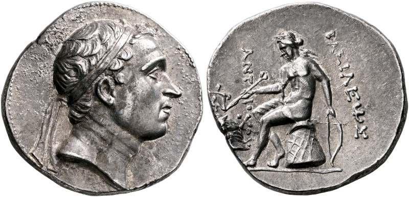 SELEUKID KINGS. Antiochos III ‘the Great’, 222-187 BC. Tetradrachm (Silver, 27 m...
