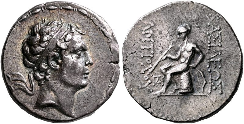 SELEUKID KINGS. Antiochos IV Epiphanes, 175-164 BC. Tetradrachm (Silver, 26 mm, ...