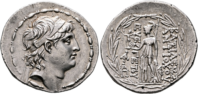 SELEUKID KINGS. Antiochos VII Euergetes (Sidetes), 138-129 BC. Tetradrachm (Silv...
