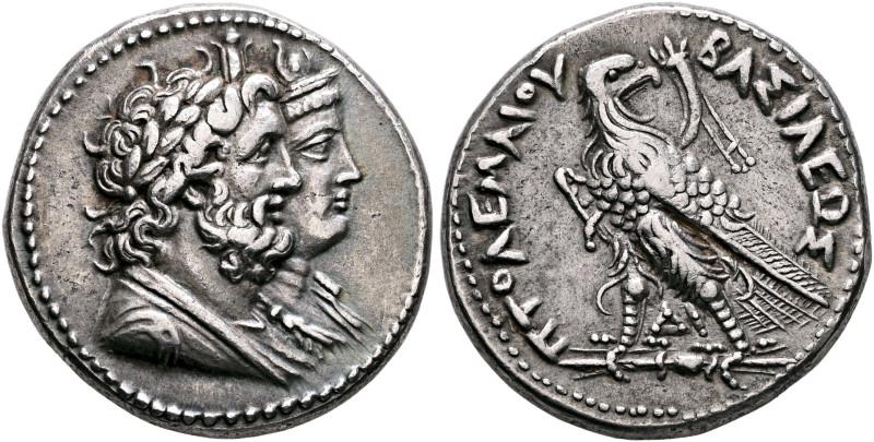 PTOLEMAIC KINGS OF EGYPT. Ptolemy IV Philopator, 225-205 BC. Tetradrachm (Silver...