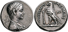 PTOLEMAIC KINGS OF EGYPT. Ptolemy V Epiphanes, 205-180 BC. Tetradrachm (Silver, 25 mm, 14.06 g, 12 h), Tyre, circa 202-200 BC. Diademed and draped bus...