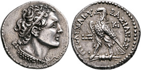 PTOLEMAIC KINGS OF EGYPT. Ptolemy VI Philometor, first reign, 180-164 BC. Tetradrachm (Silver, 27 mm, 14.25 g, 12 h), Kition. RY 7 = 175/4. Diademed h...