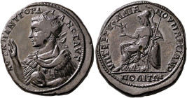 MOESIA INFERIOR. Marcianopolis. Gordian III, 238-244. Medallion (Bronze, 35 mm, 26.81 g, 12 h), Prosius Tertullianus, legatus Augusti pro praetore, 24...