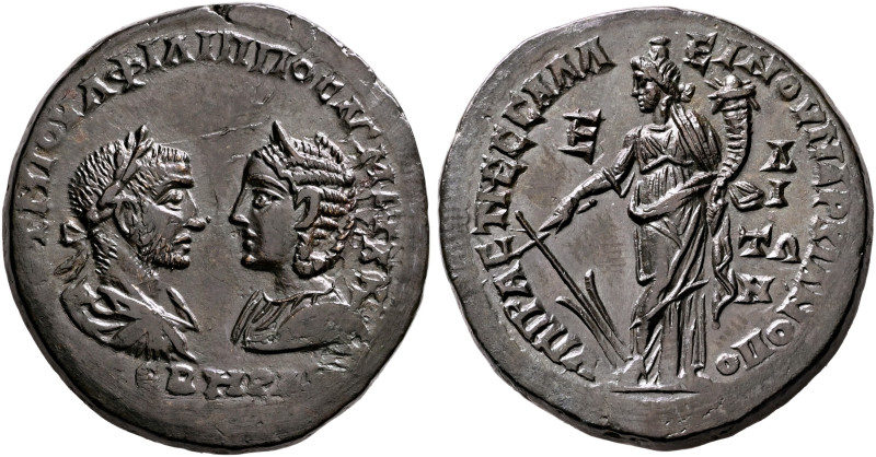MOESIA INFERIOR. Marcianopolis. Philip I, with Otacilia Severa, 244-249. Pentass...