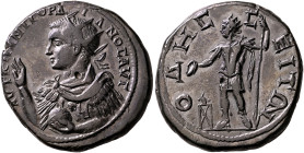 MOESIA INFERIOR. Odessus. Gordian III, 238-244. Medallion (Bronze, 34 mm, 26.06 g, 1 h), circa 241-244. AYT K M ANT ΓOPΔIANOC AYΓ Radiate, draped and ...
