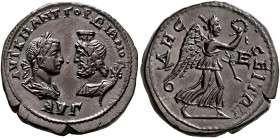 MOESIA INFERIOR. Odessus. Gordian III, 238-244. Pentassarion (Orichalcum, 28 mm, 13.26 g, 1 h). AYT K M ANT ΓOPΔIANOC / AYΓ Laureate, draped and cuira...