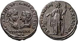 THRACE. Anchialus. Gordian III, with Tranquillina, 238-244. Pentassarion (Bronze, 27 mm, 10.89 g, 7 h), 241-244. AYT K M ANT ΓOPΔIANOC AYΓ CAB / TPANK...
