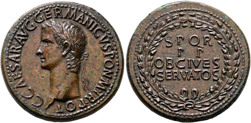 Gaius (Caligula), 37-41. Sestertius (Orichalcum, 36 mm, 28.28 g, 6 h), Rome, 37-...